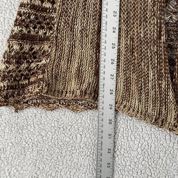 🎁5/$25 Say What? Cardigan Women's X Small Open Front Lightweight Knit Vintage - Picture 3 of 8
